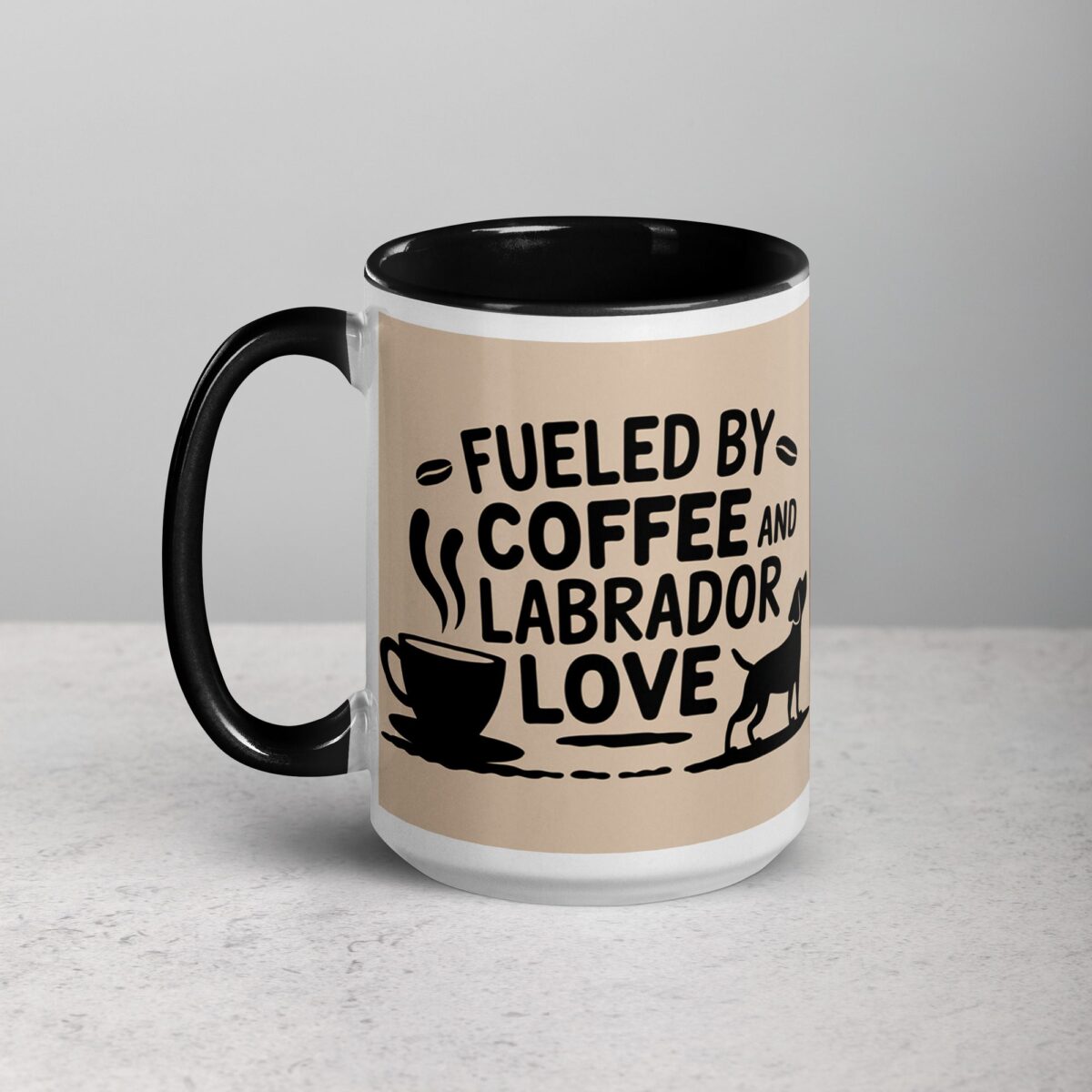 Fueled by Coffee and Labrador Love Mug - Image 5