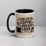 Fueled by Coffee and Labrador Love Mug - Image 5