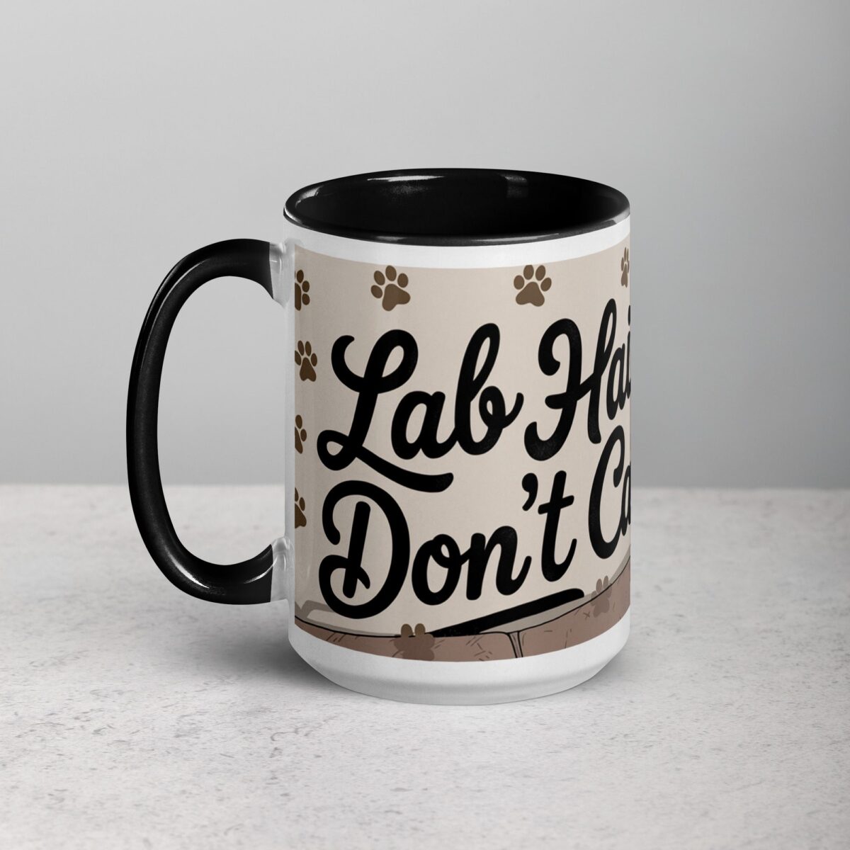Lab Hair, Don’t Care Labrador Coffee Mug - Image 5