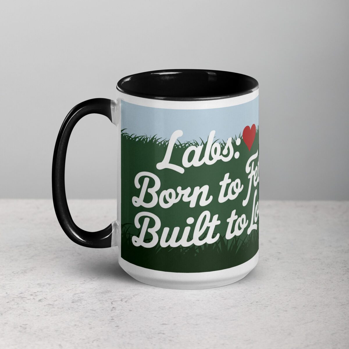 Labs: Born to Fetch, Built to Love Coffee Mug - Image 5