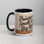 Pomeranians: Small Size, Big Heart Coffee Mug - Image 5