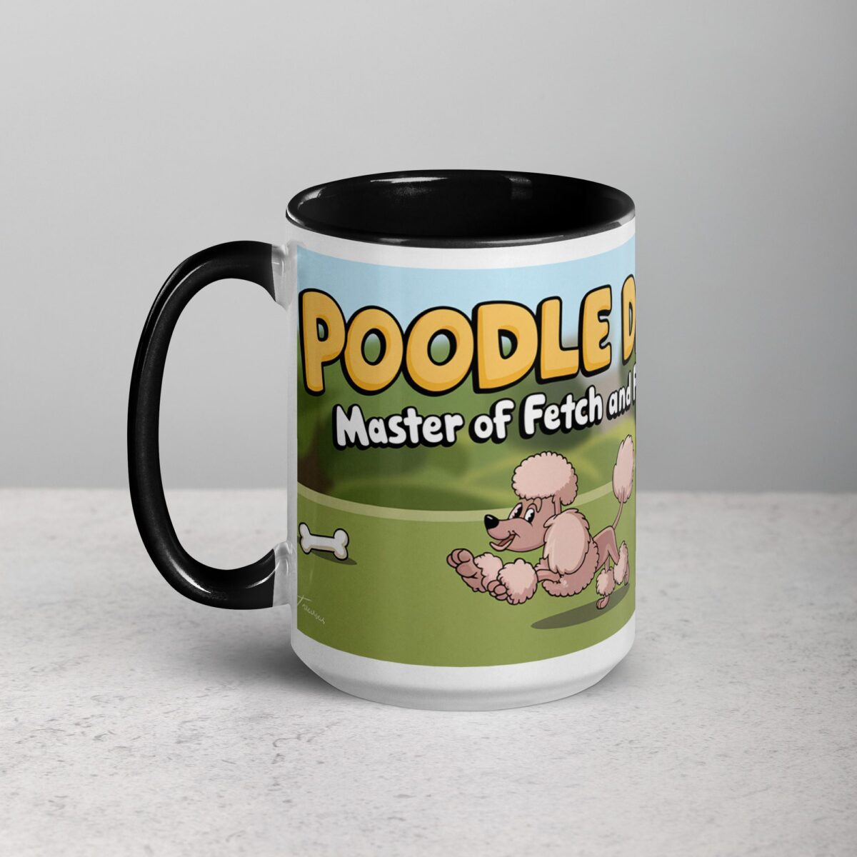 Poodle Dad: Master of Fetch and Fluff Coffee Mug - Image 5