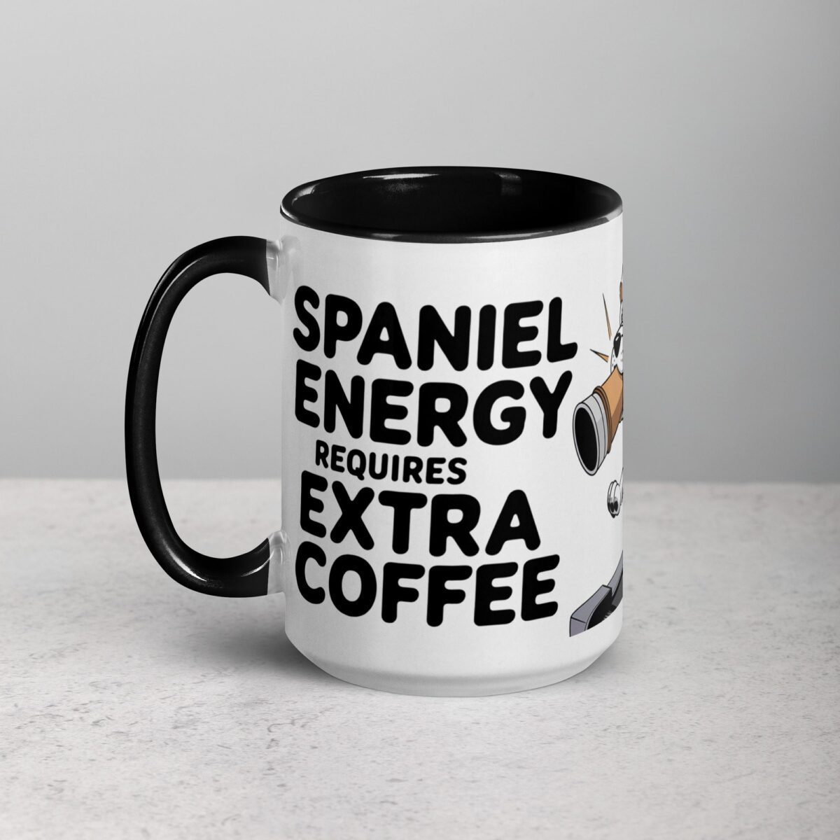 Spaniel Energy Requires Extra Coffee Mug - Image 5