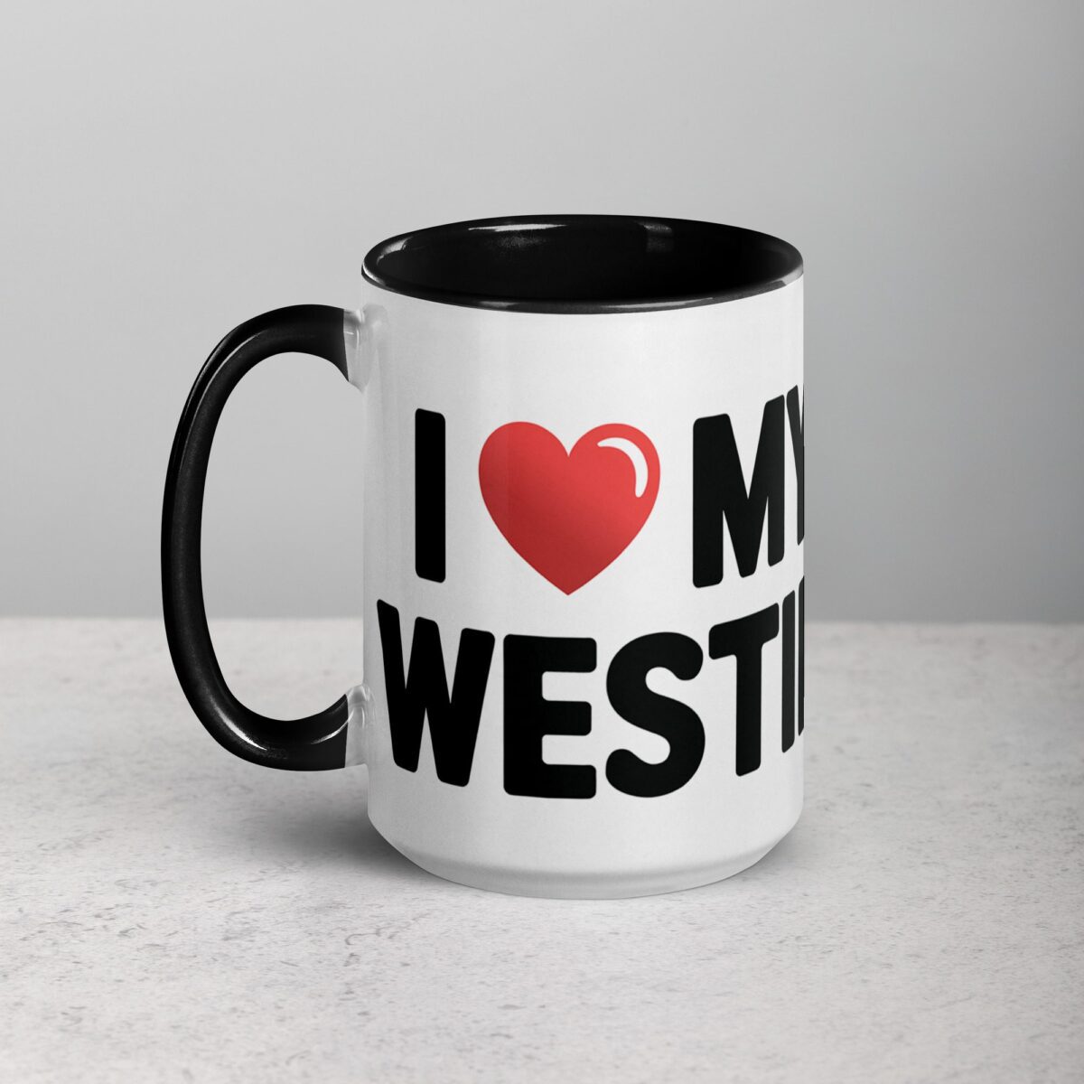 I ❤️ My Westie Coffee Mug & Tea Cup - Image 5