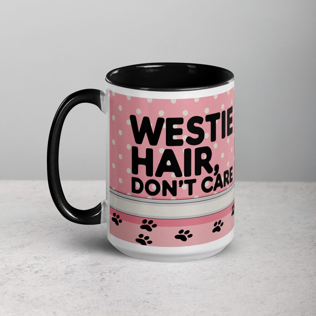 Westie Hair, Don’t Care Coffee Mug - Image 5