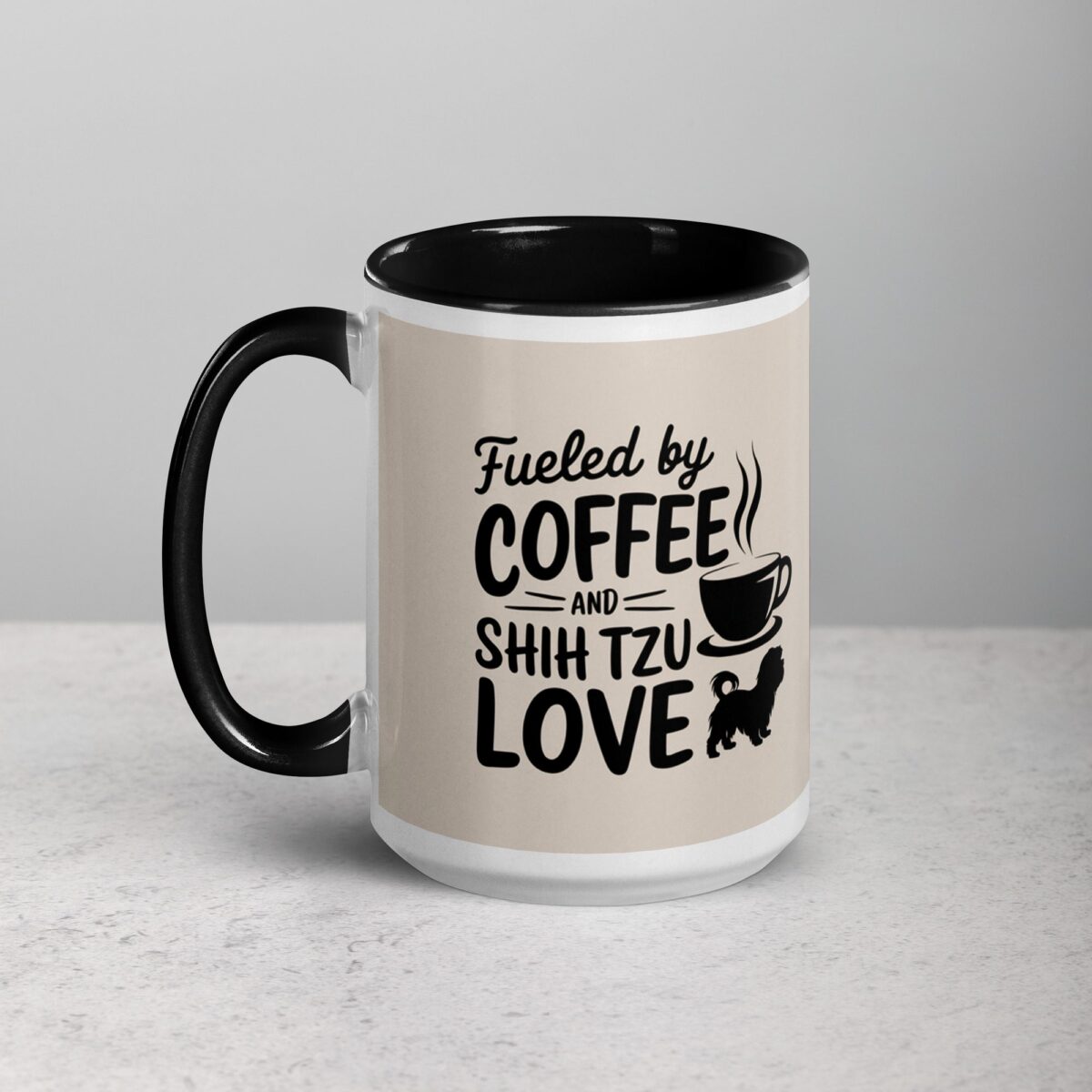 Fueled by Coffee and Shih Tzu Love Mug - Image 5