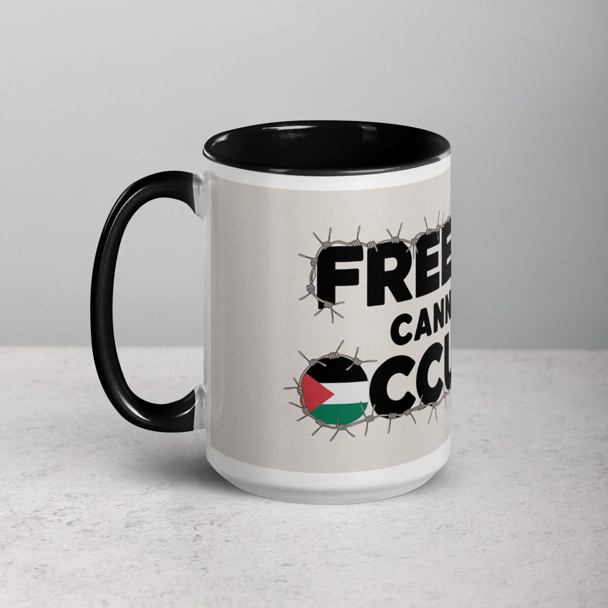 Freedom Cannot Be Occupied Palestine Mug - Image 5