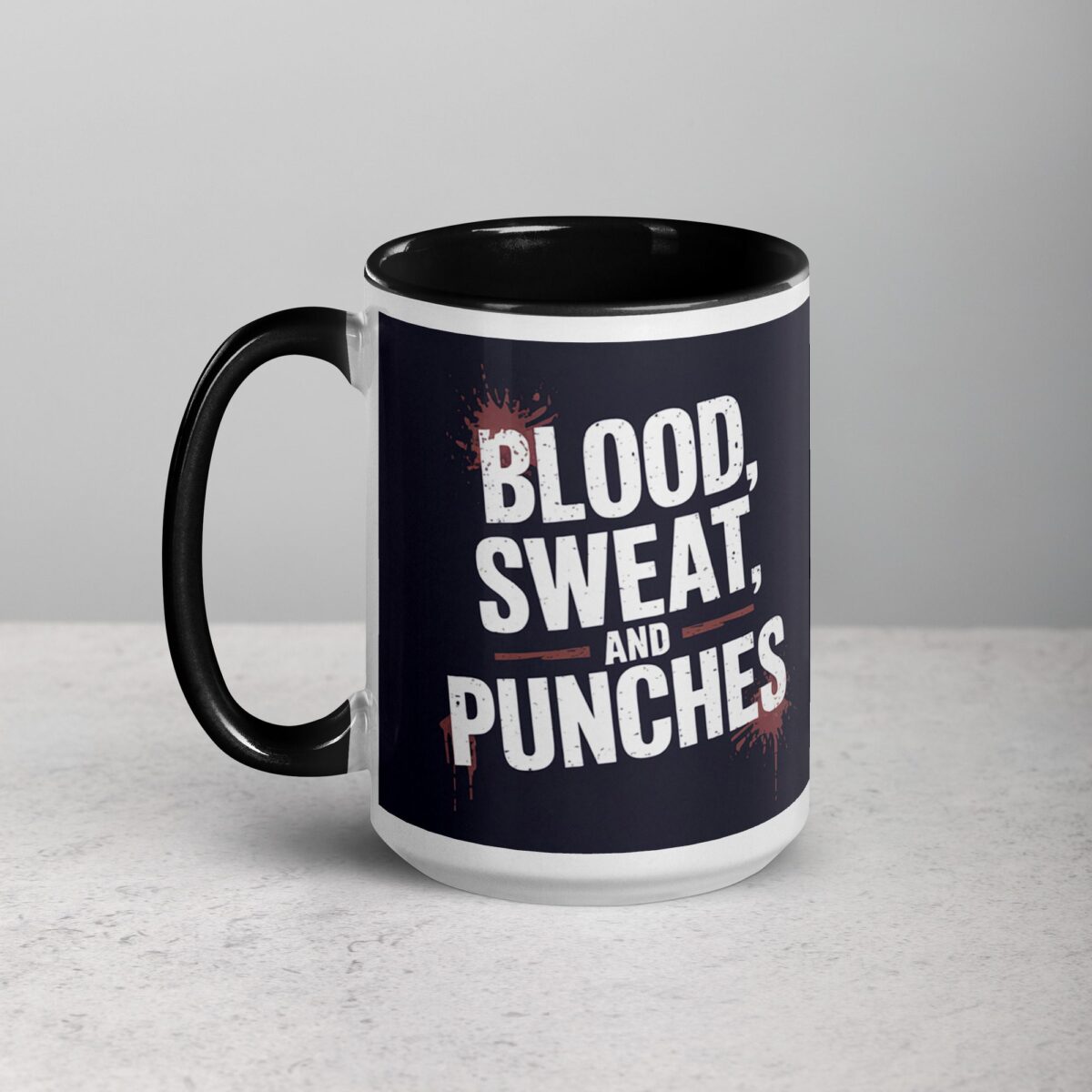 Blood, Sweat, and Punches Boxing Mug - Image 5