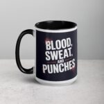 Blood, Sweat, and Punches Boxing Mug - Image 5