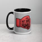 Hit Hard, Stay Humble Boxing Mug - Image 5