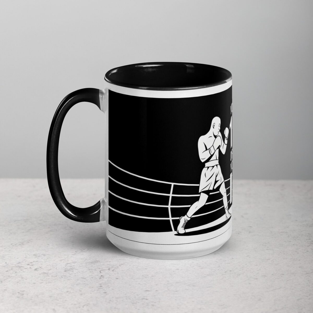 You Miss 100% of the Punches You Don’t Throw Boxing Mug - Image 5