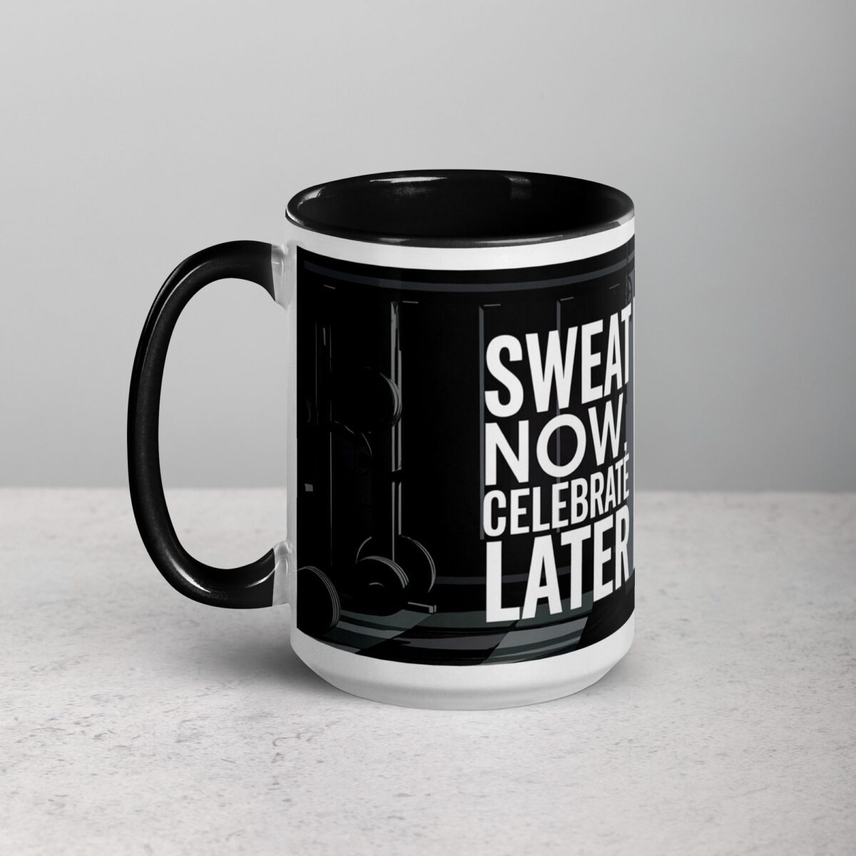 Sweat Now, Celebrate Later Boxing Mug - Image 5
