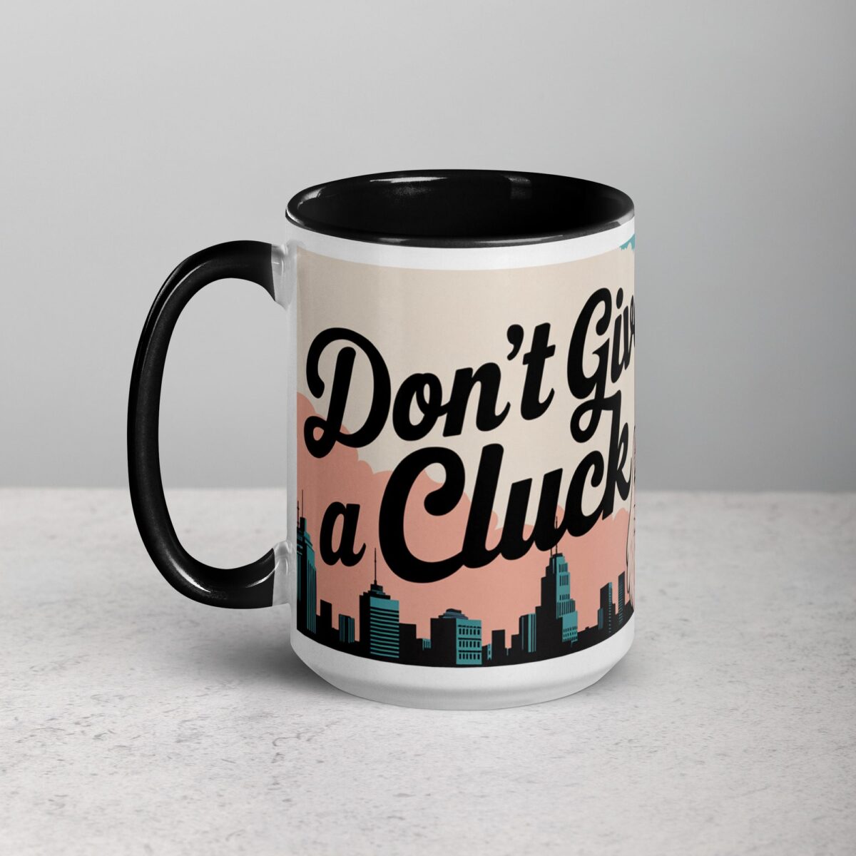 Don’t Give a Cluck Chicken Mug - Image 5