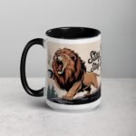 Stay Fierce, Stay Caffeinated Lion Coffee Mug - Image 5
