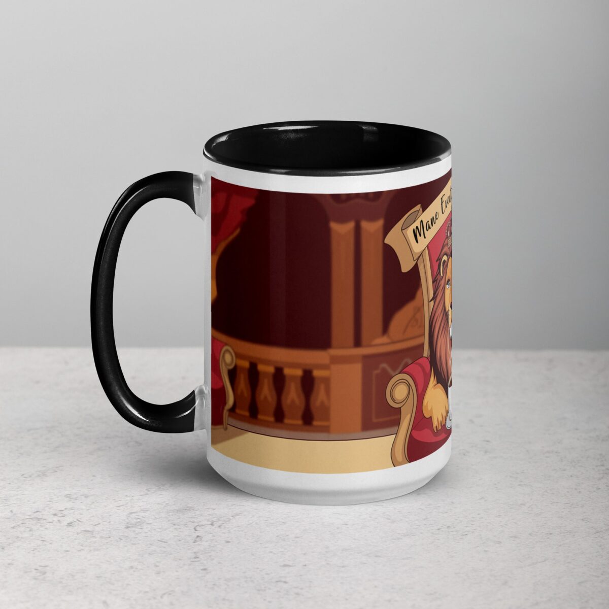 Mane Event: Coffee Time Lion Mug - Image 5
