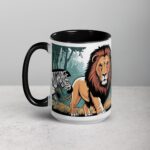 Fearless and Fueled by Coffee Lion Mug - Image 5