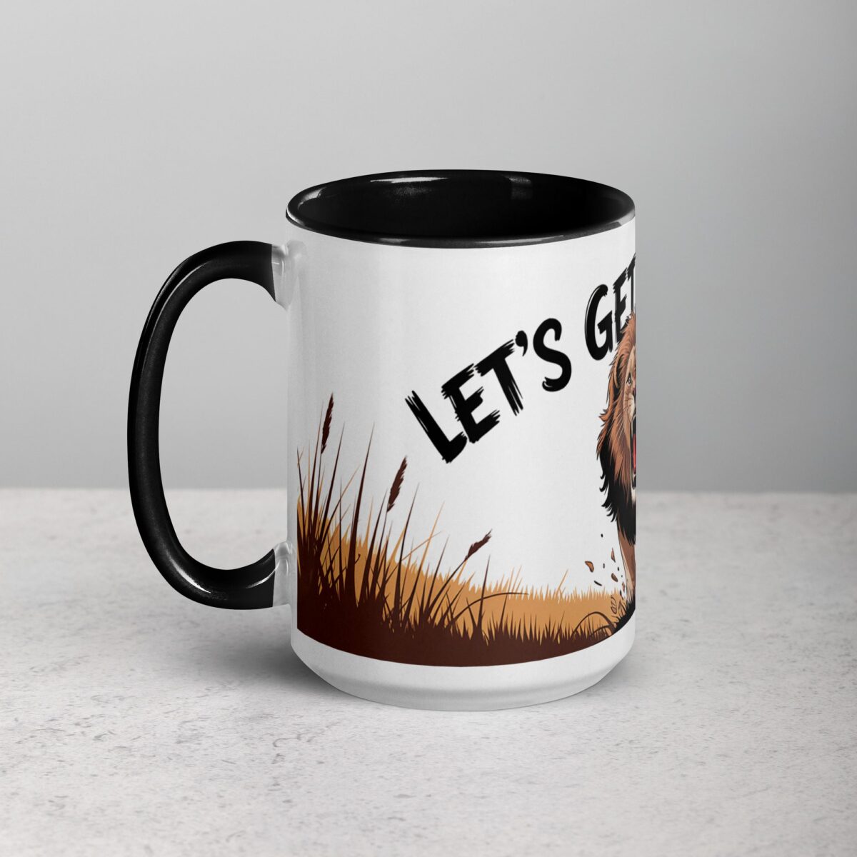 Let’s Get Roarin’! Lion Coffee Mug & Tea Cup - Image 5