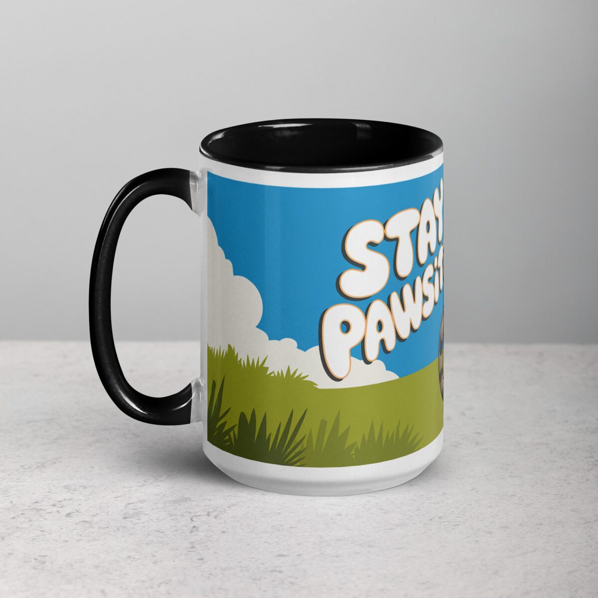 Stay Pawsitive Coffee Mug & Tea Cup - Image 5