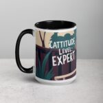 Cattitude Level: Expert Coffee Mug - Image 5
