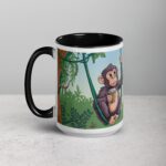 Caffeine? That’s My Daily Swing Monkey Mug - Image 5