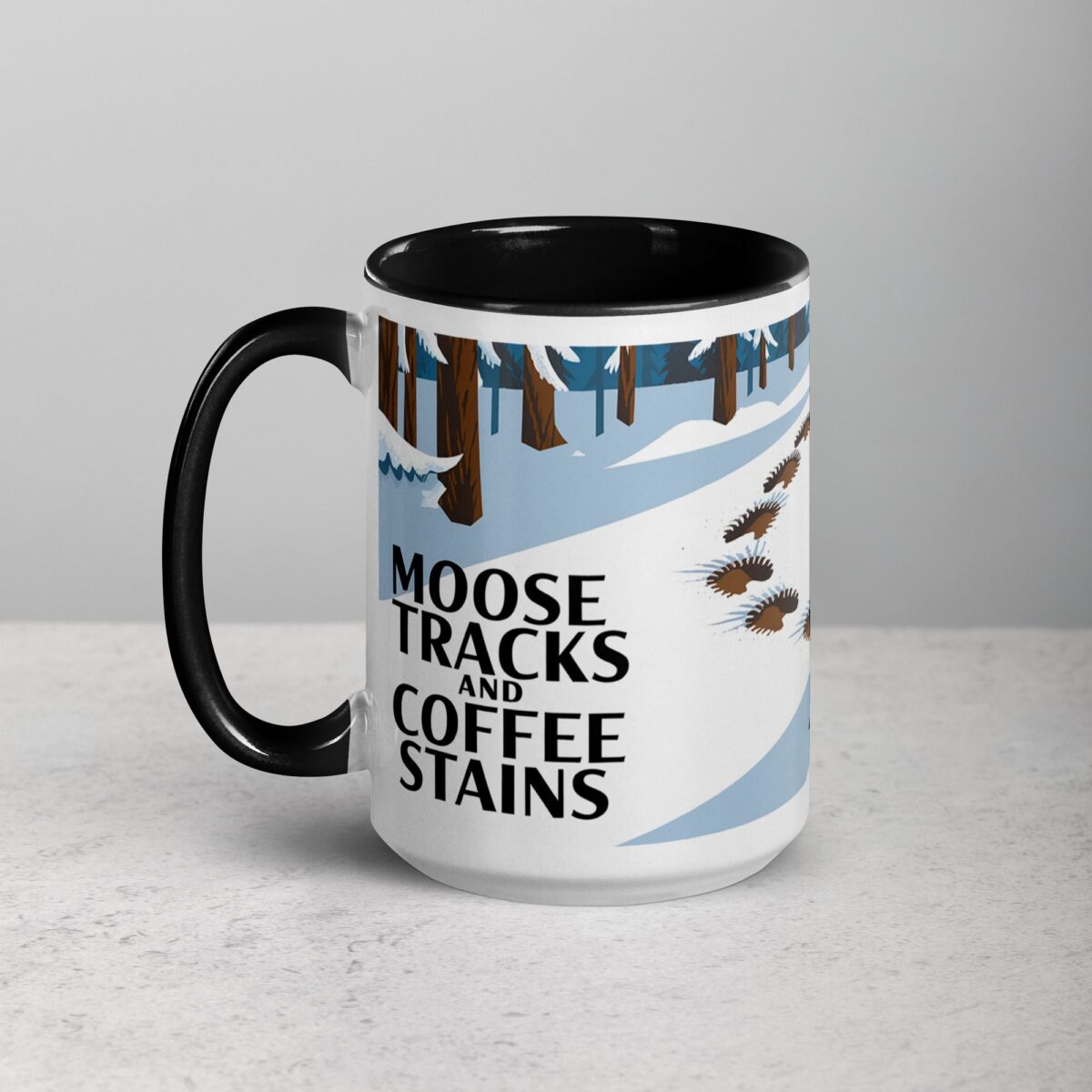 Moose Tracks and Coffee Stains Mug - Image 5