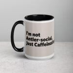 I’m Not Antler-Social, Just Caffeinating Moose Mug - Image 5
