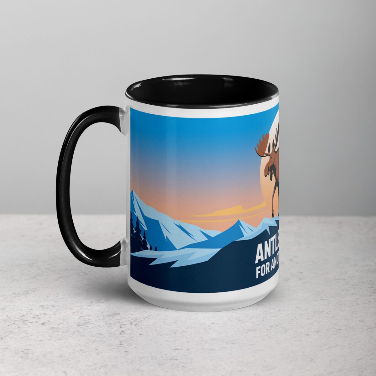 Antlers Up for Another Cup! Moose Mug - Image 5