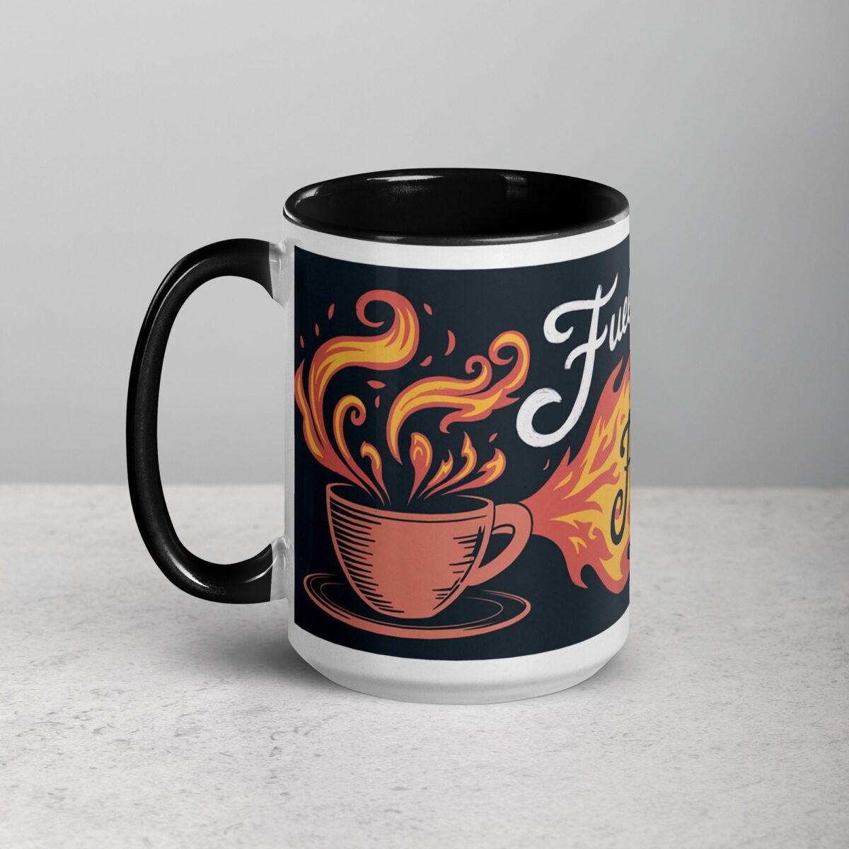 Fueled by Fire and Dragon Coffee Mug - Image 5