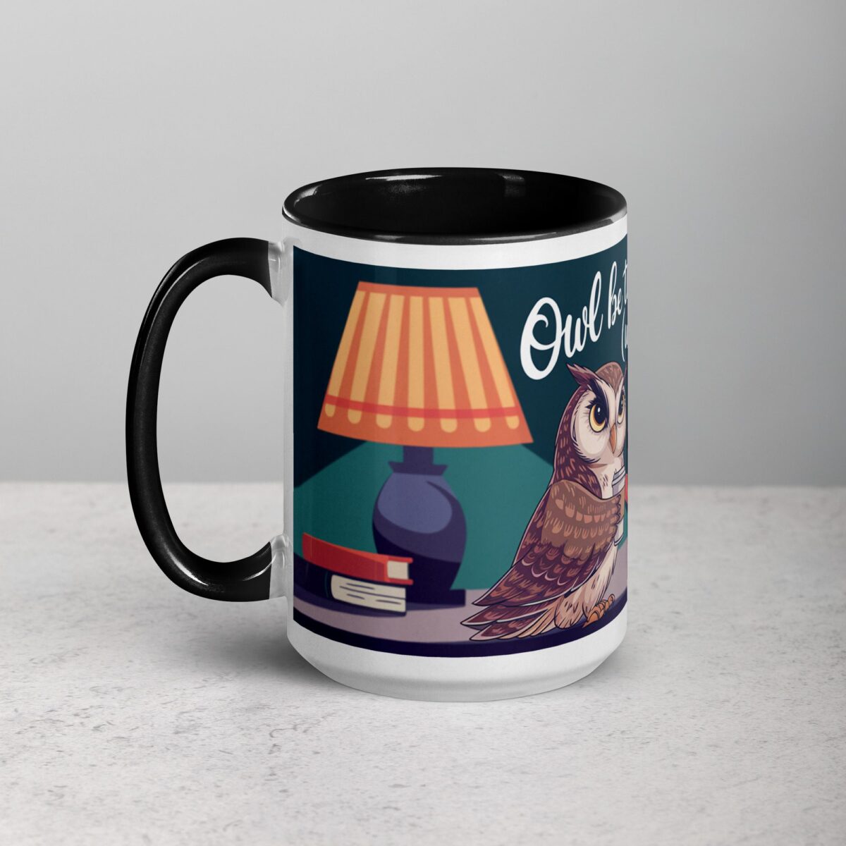 Owl Be There for You (With Coffee) Mug - Image 5