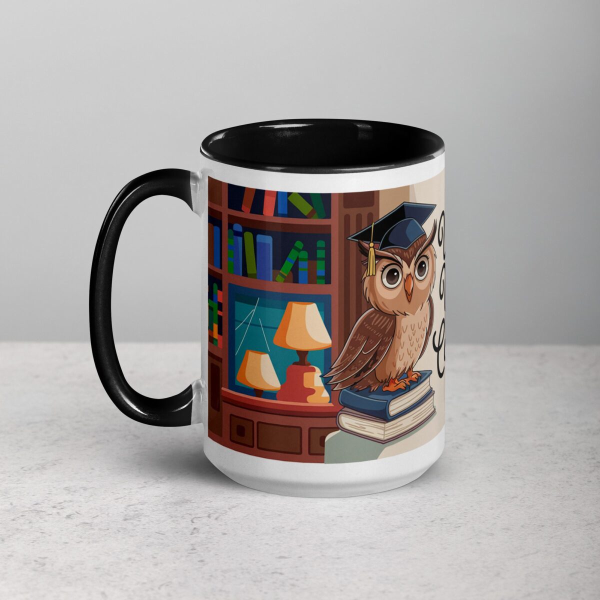 Wise, Warm, and Caffeinated Owl Coffee Mug - Image 5