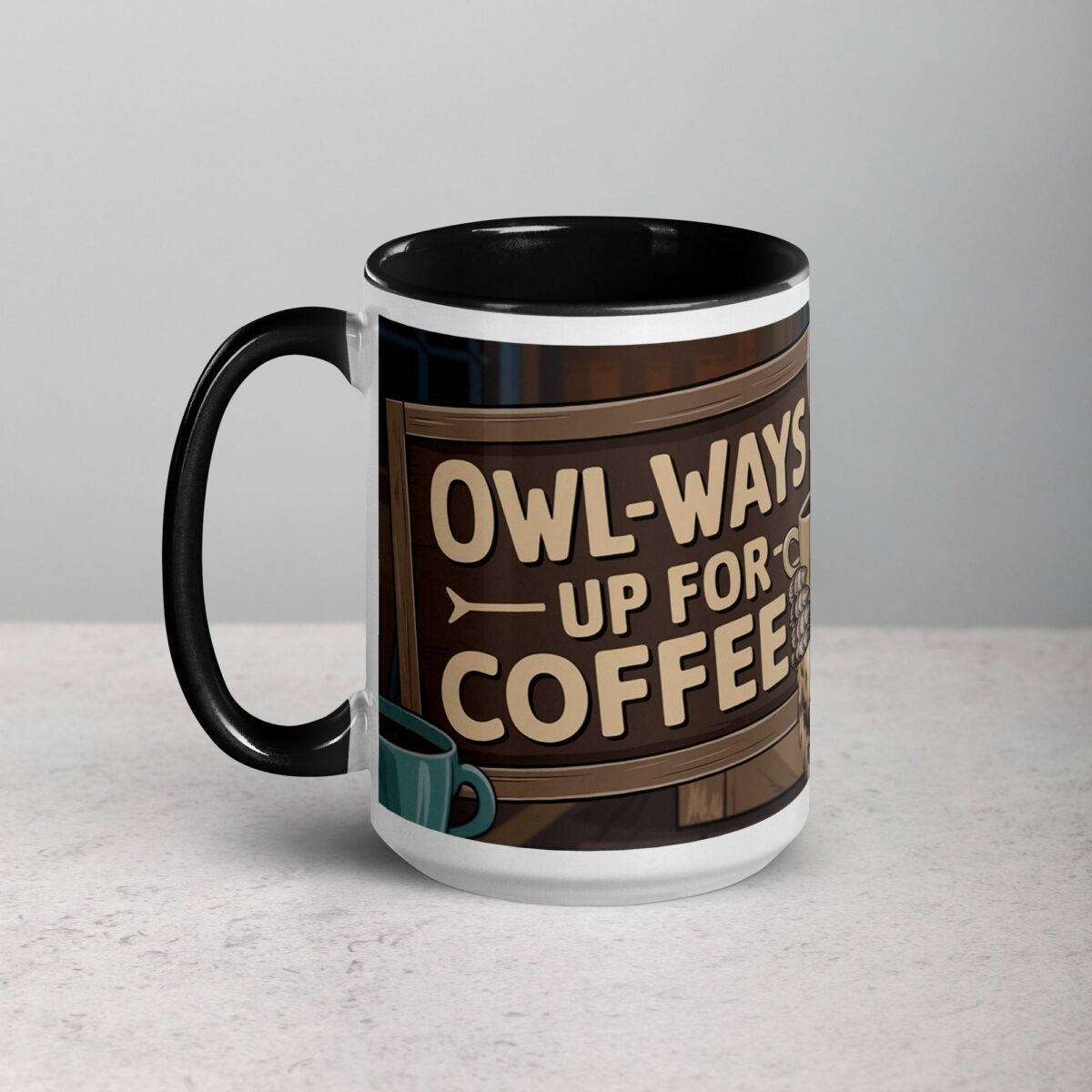 Owl-ways Up for Coffee Mug - Image 5