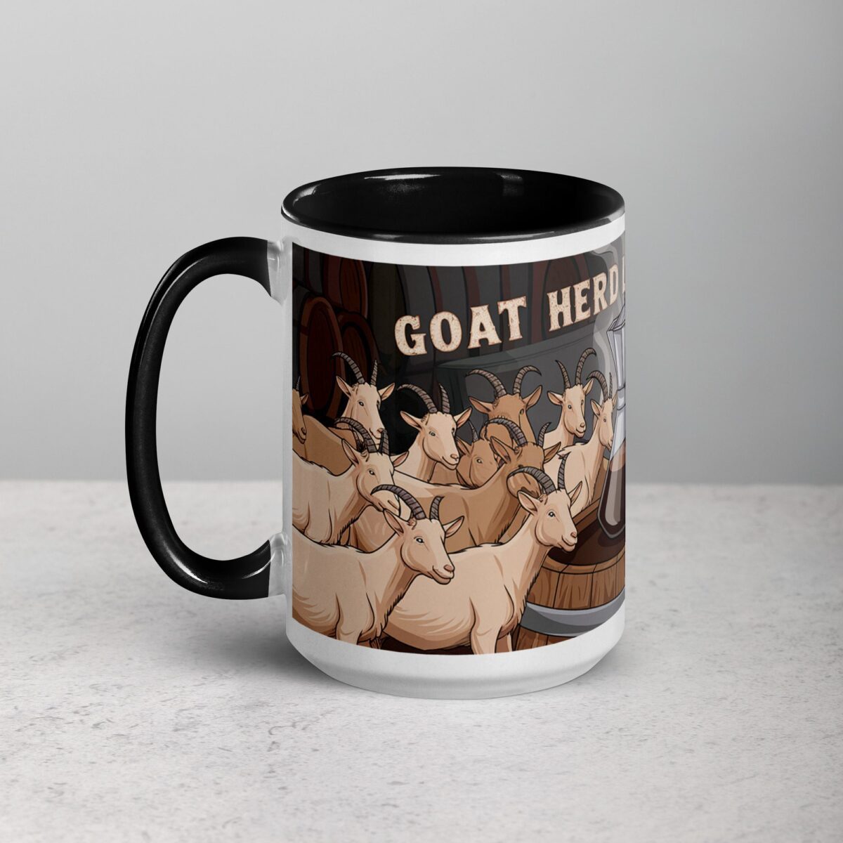 Goat Herd Loves Coffee Mug - Image 5