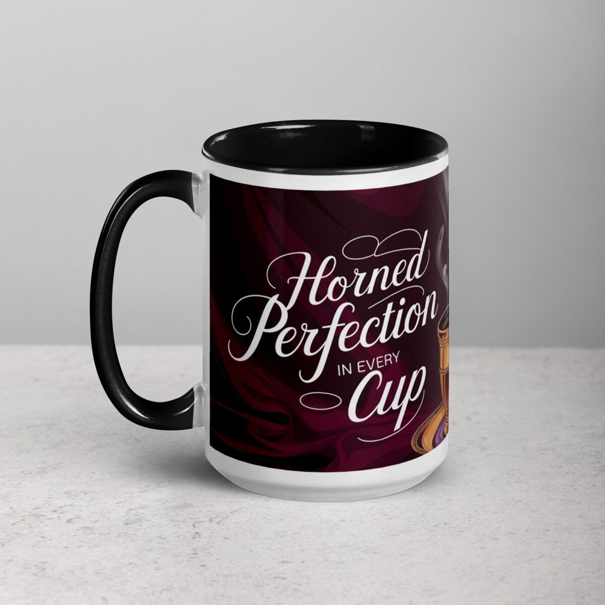 Horned Perfection in Every Cup Coffee Mug - Image 5