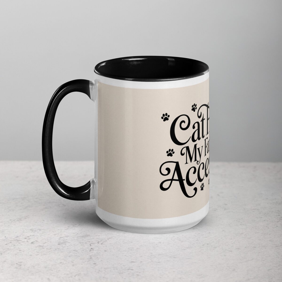 Cat Hair: My Favorite Accessory Mug - Image 5