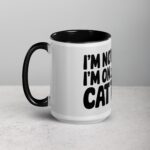I’m Not Lazy, I’m on Cat Time Coffee Mug - Image 5