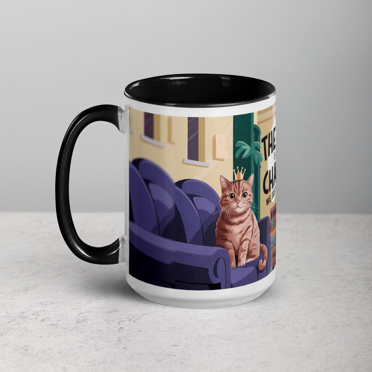 The Cat Is in Charge, We Just Live Here Mug - Image 5
