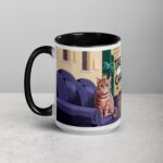 The Cat Is in Charge, We Just Live Here Mug - Image 5