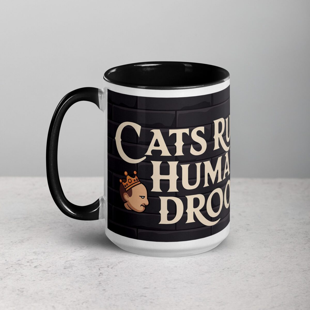Cats Rule, Humans Drool Coffee Mug - Image 5