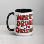 Merry Drunk, I’m Christmas Coffee Mug - Image 5