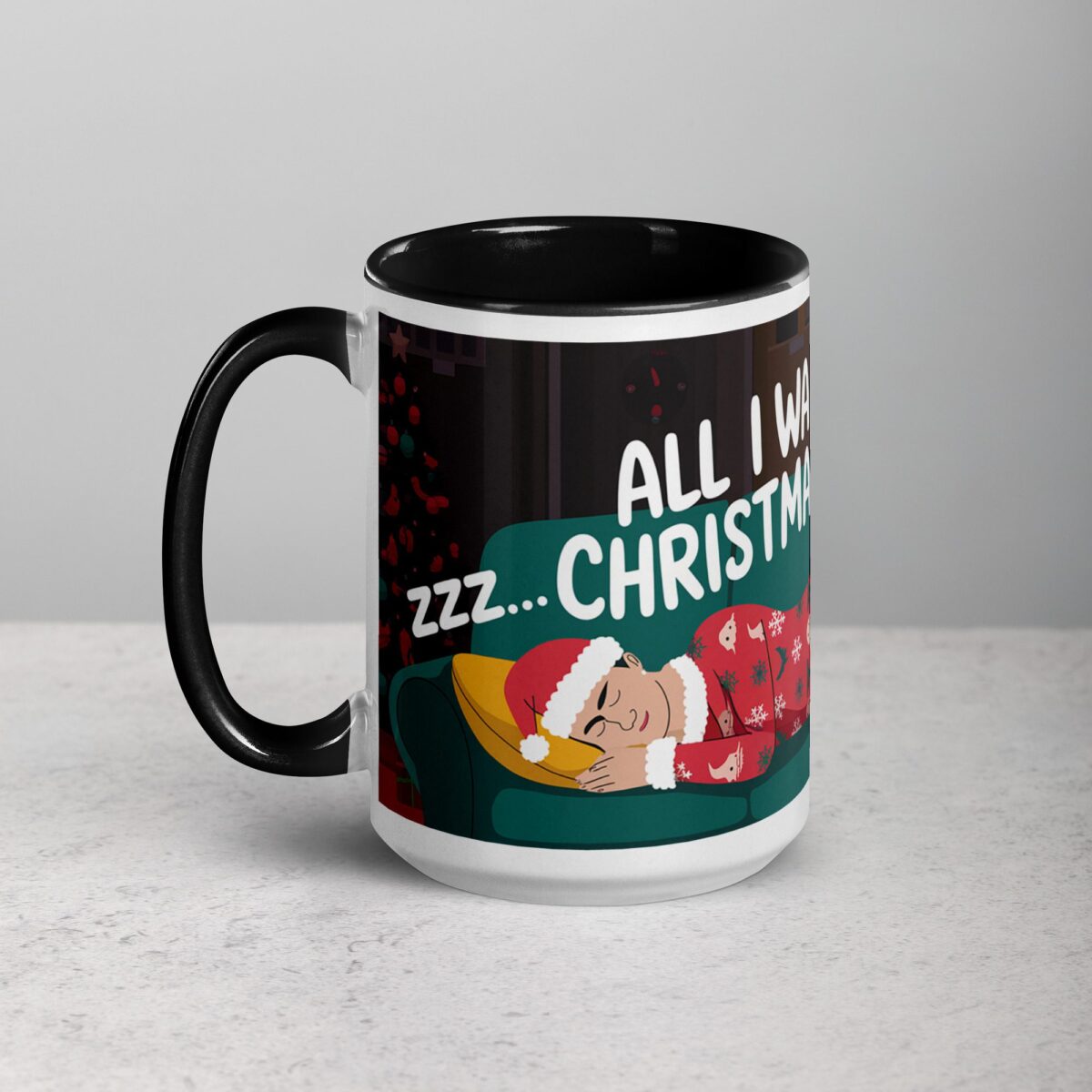 All I Want for Christmas is a Nap Mug - Image 5
