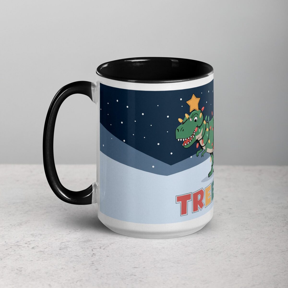 Tree Rex Christmas Coffee Mug - Image 5