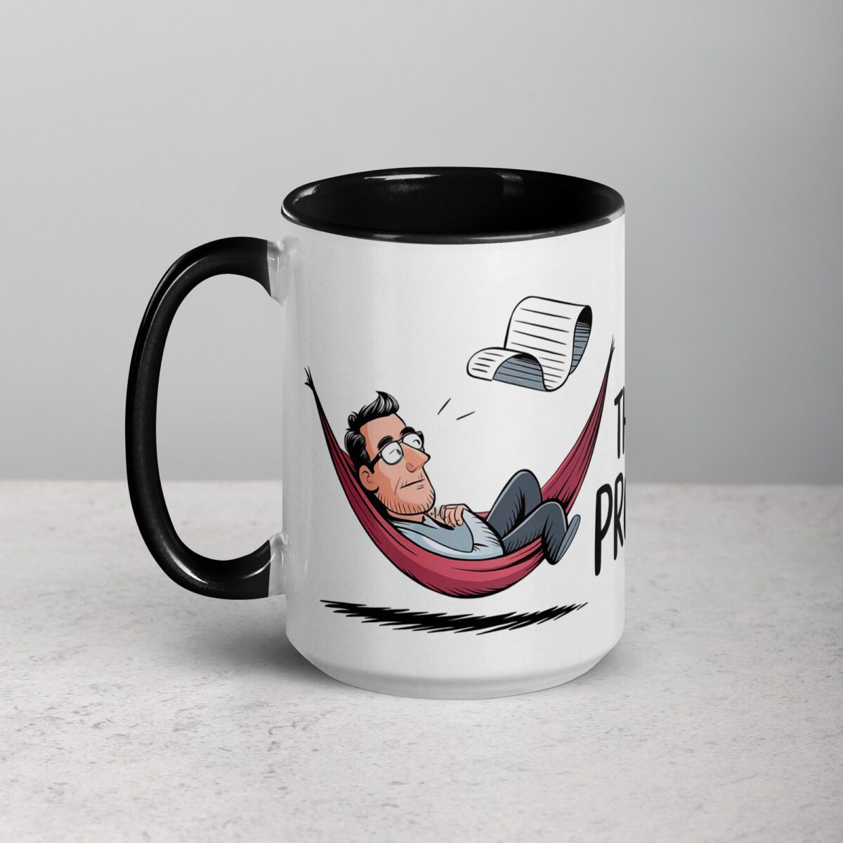 I Put the Pro in Procrastinate Dad Mug - Image 5