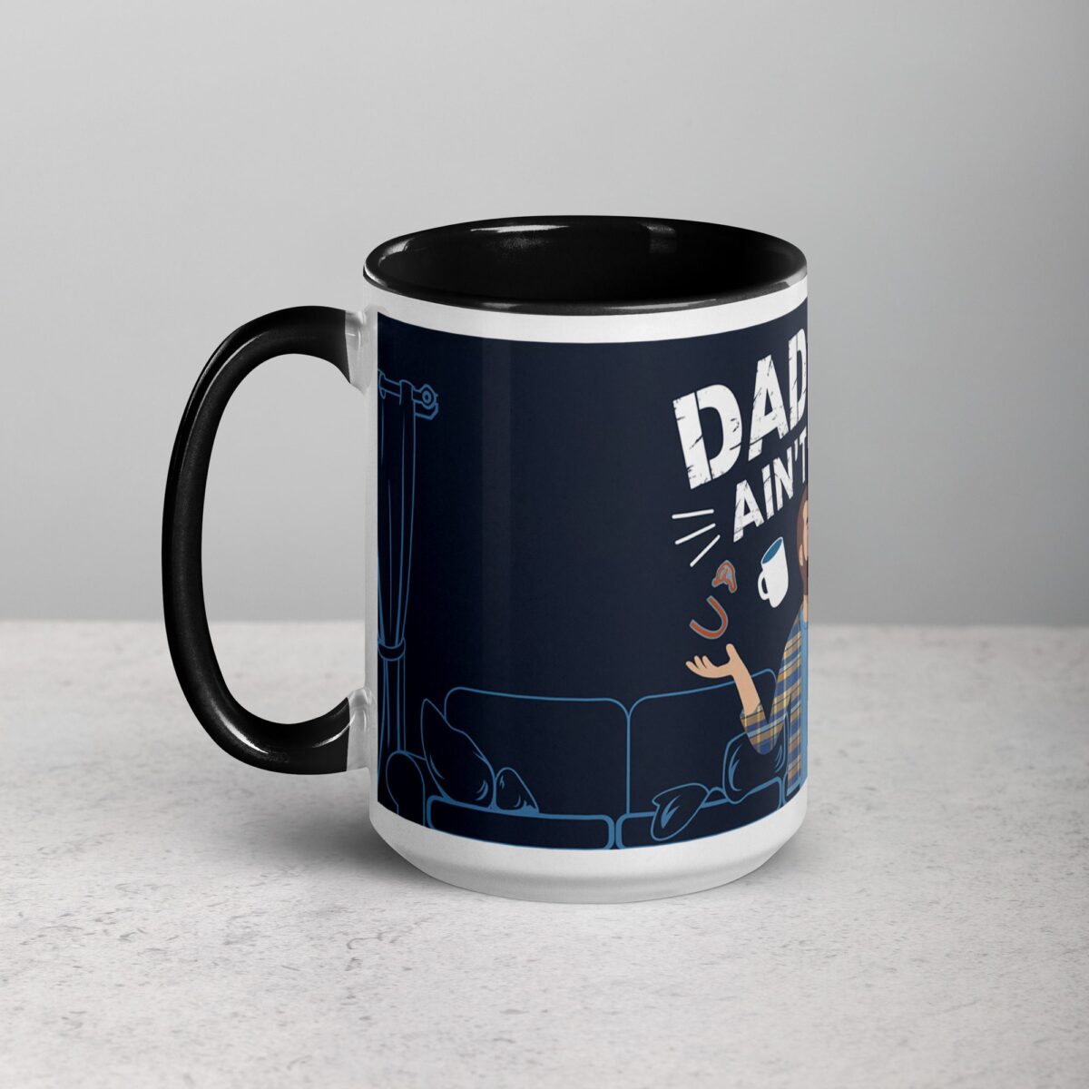 Daddin' Ain't Easy Dad Mug - Image 5