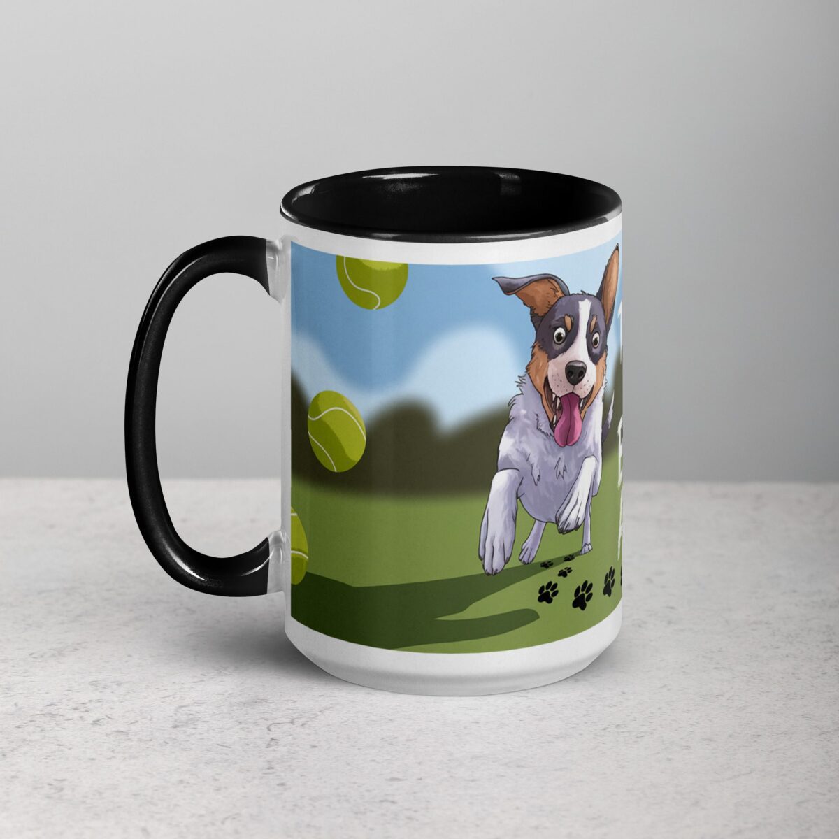 Throw the Ball… Again Dog Coffee Mug - Image 5