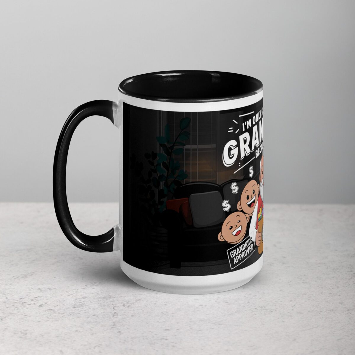 I’m Only Spoiling the Grandkids Because I Can Grandad Mug - Image 5