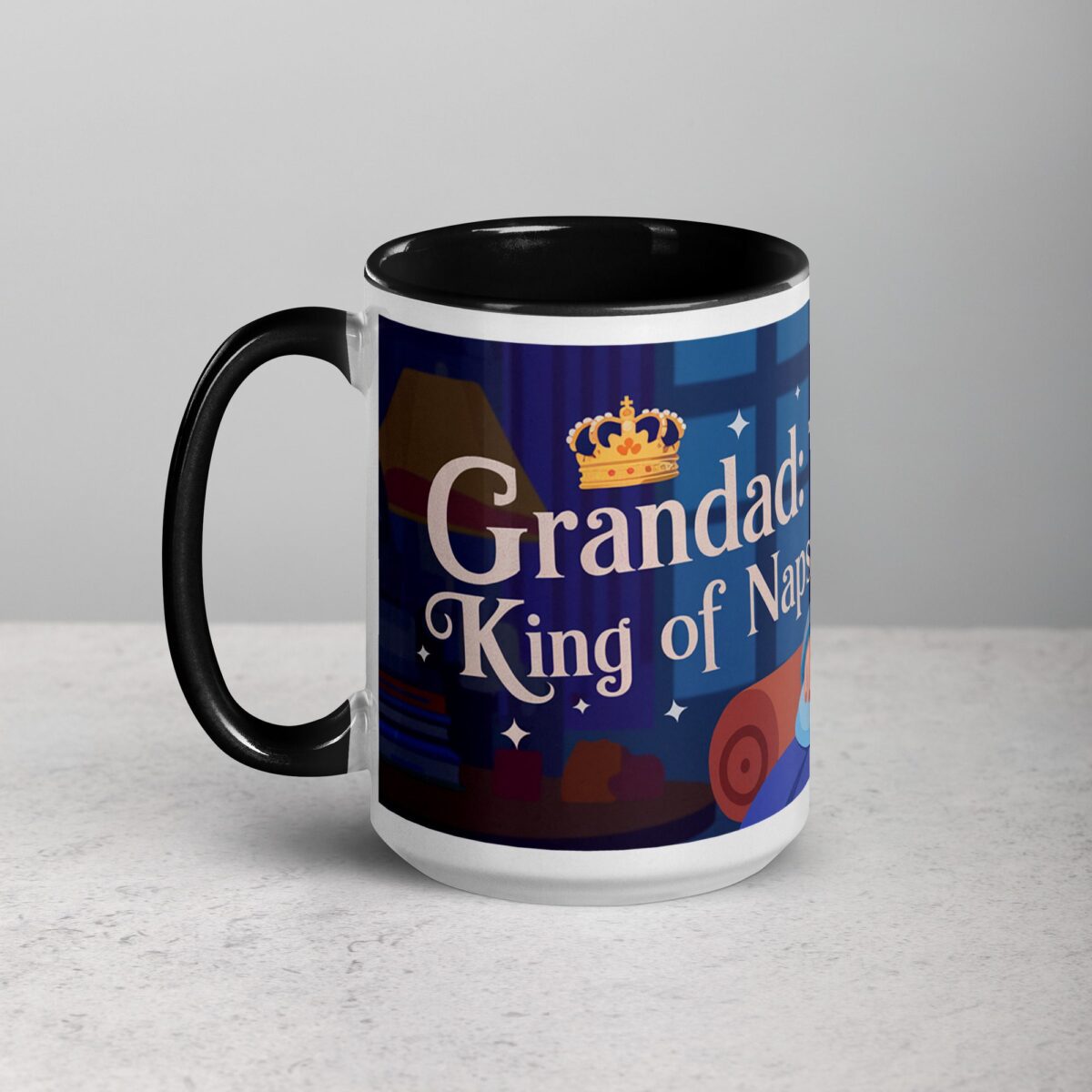 Grandad: King of Naps Coffee Mug - Image 5