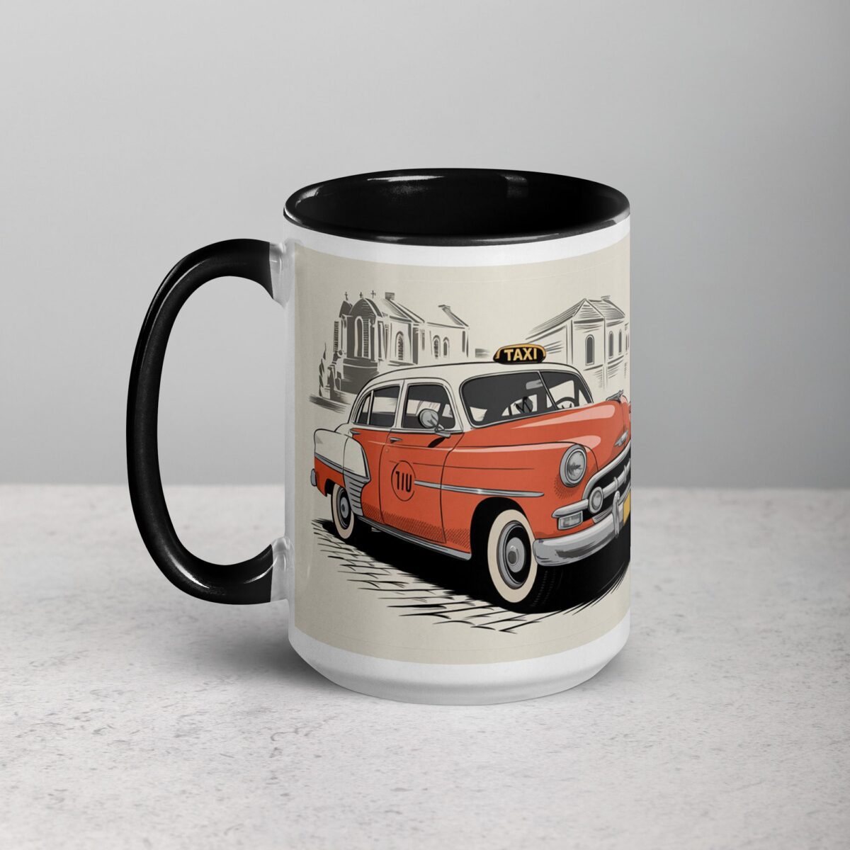 Grandpa’s Taxi Service: Free Rides, Endless Advice Mug - Image 5