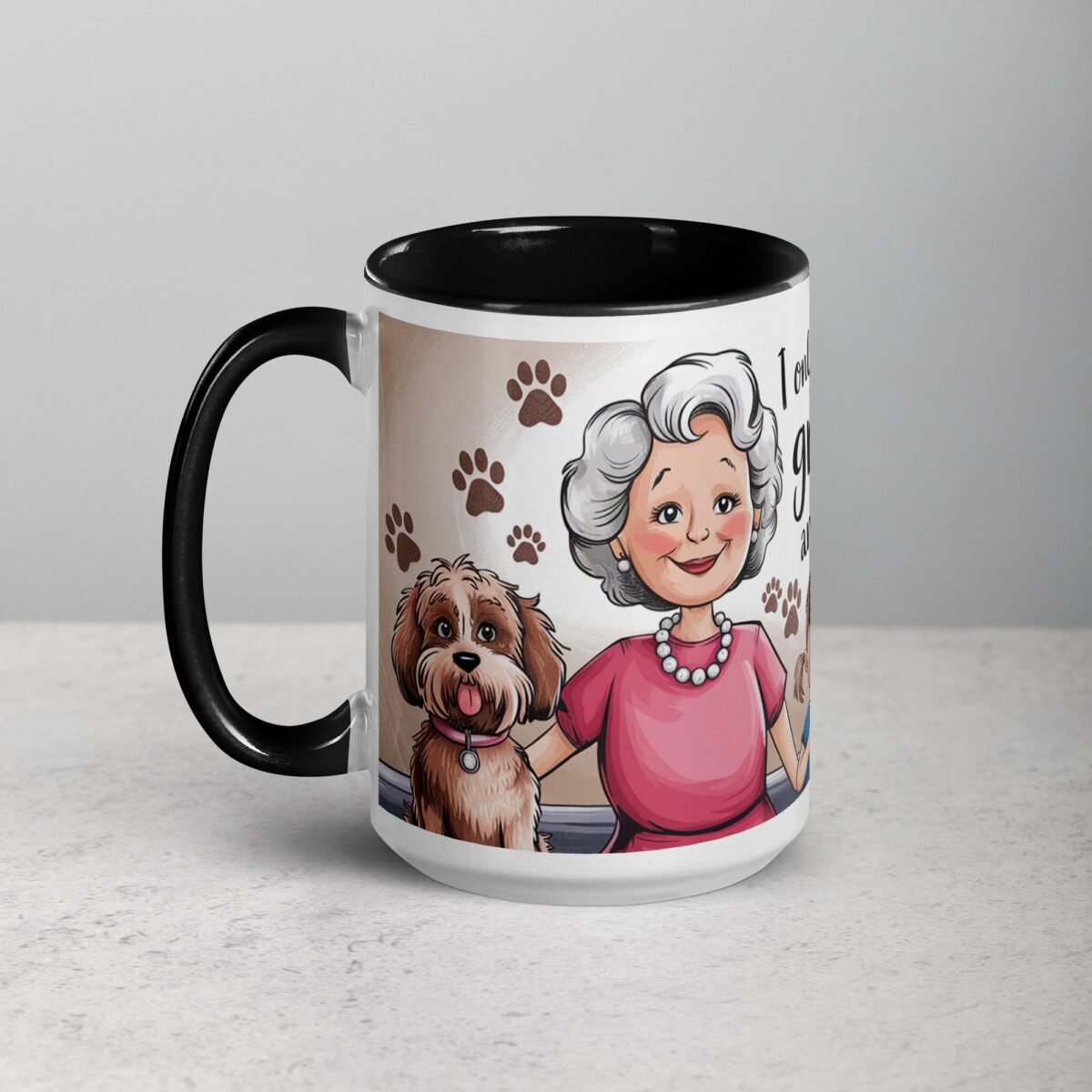 I Only Spoil Grandkids and Granddogs Coffee Mug - Image 5