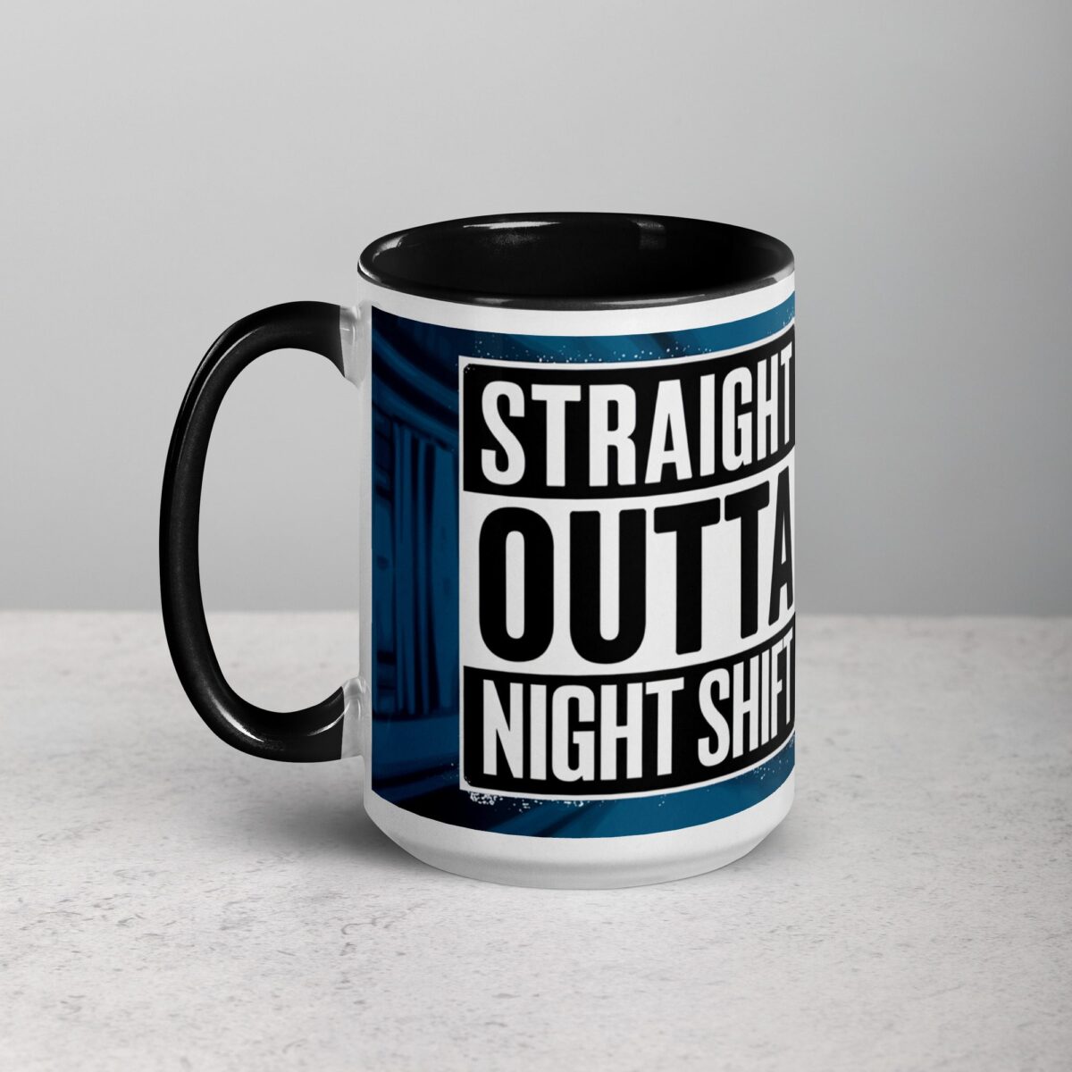 Straight Outta Night Shift Nurse Mug - Image 5
