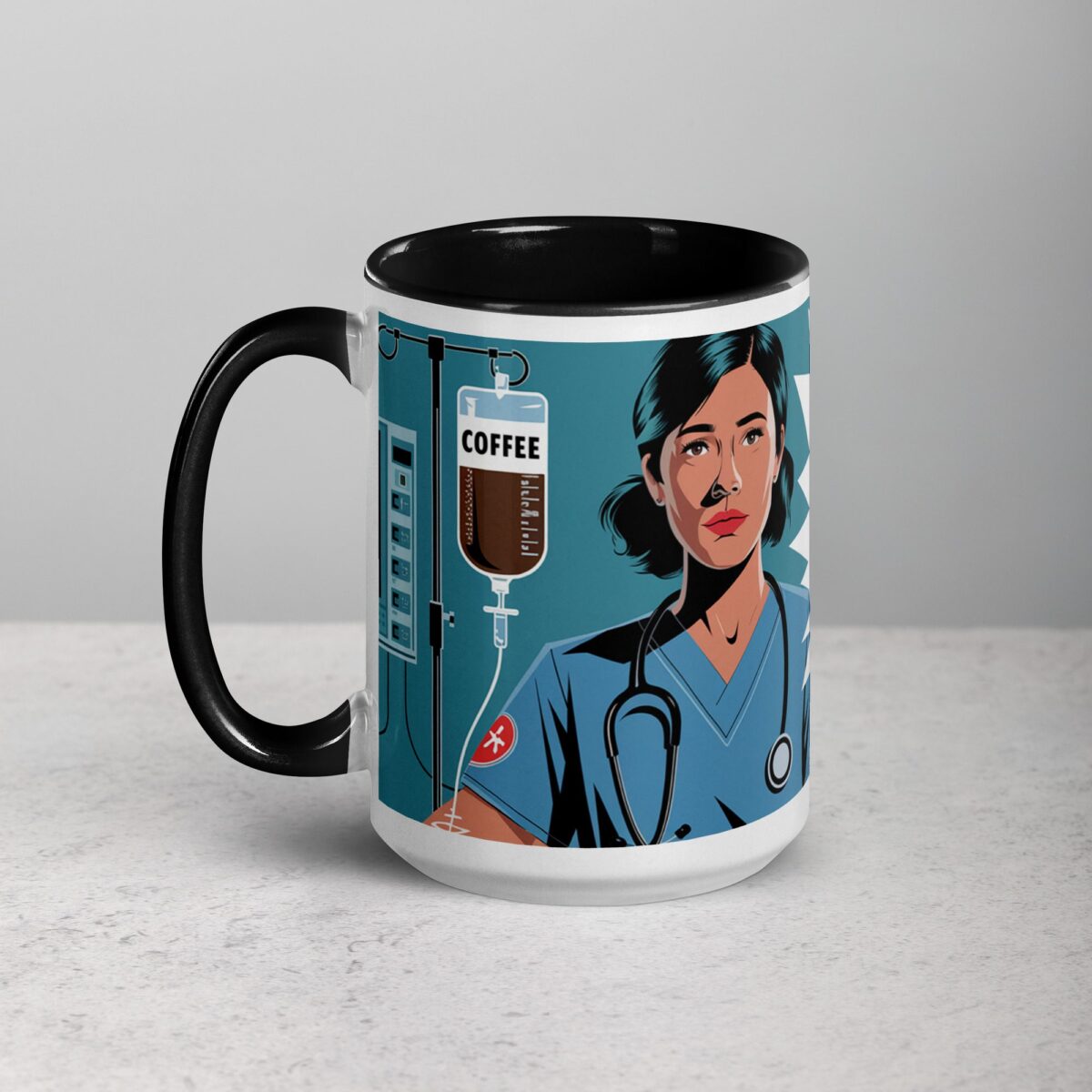 Nurses Need Coffee, Stat! Nurse Mug - Image 5